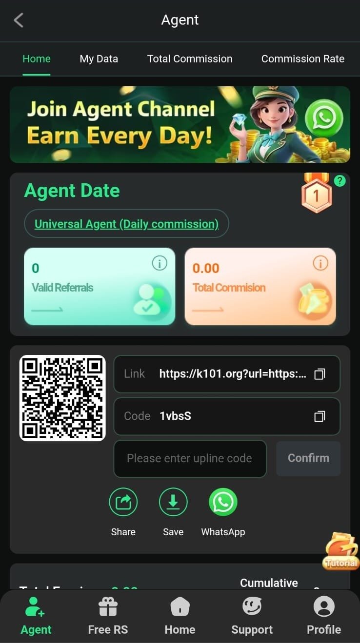 K1 app screenshot 2 — K1 game apk lobby, slots and live games